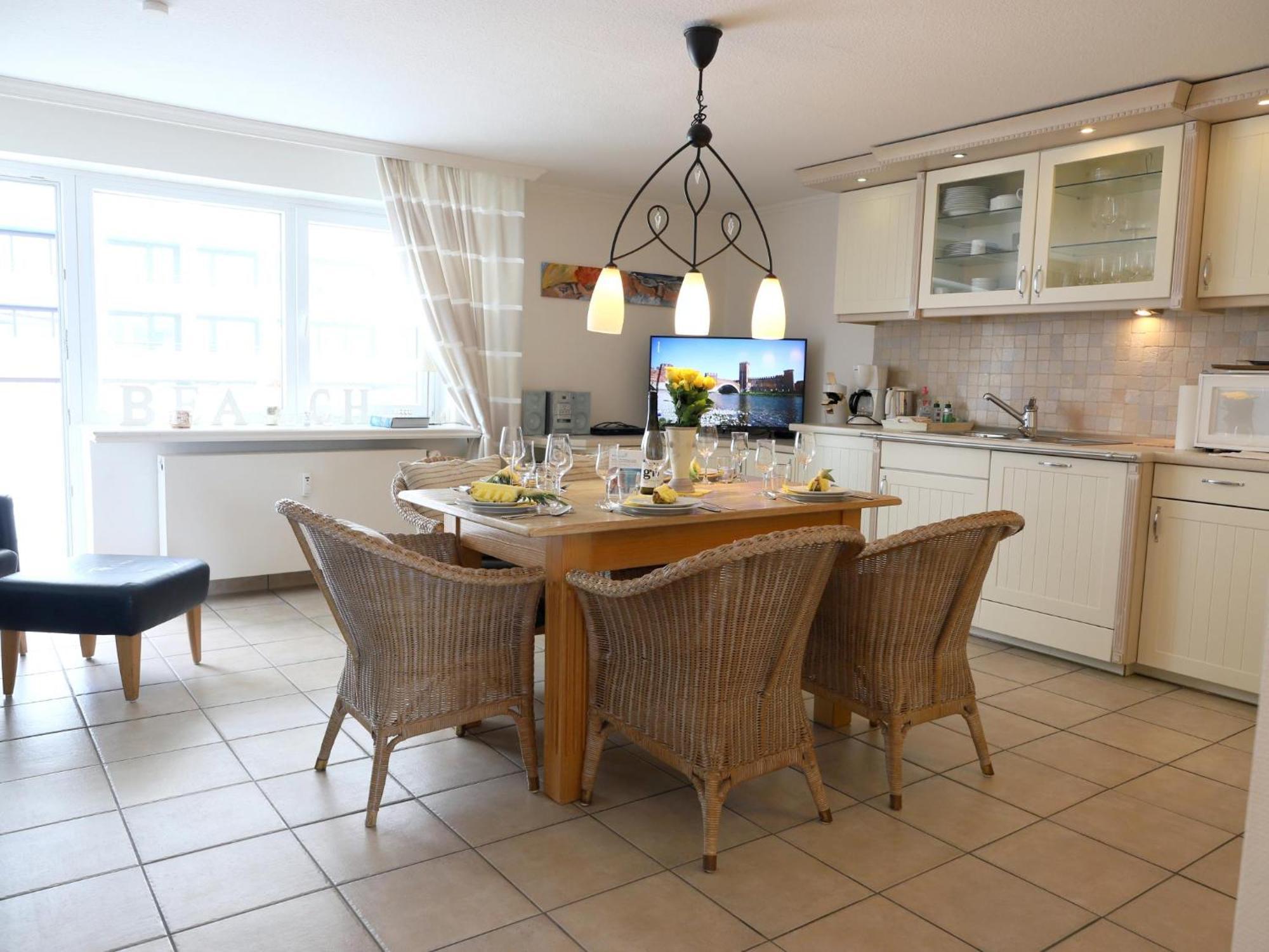 Strandnahe Ferienwohnung, Zentral Gelegen, Wlan Und Balkon, Andreas Dirks-Str. 1 Westerland Luaran gambar